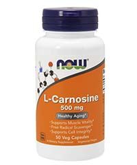 Бад L-Карнозин / L-Carnosine, 50 капсул, 500 мг. Now foods