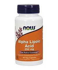 Бад Альфа-липоевая кислота / Alpha Lipoic Acid 60 капсул, 250 мг Now foods