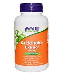 Бад Артишок / Artichoke Extract 90 капсул 450 мг. Now foods