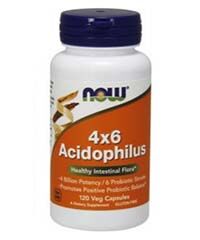 Бад Ацидофилус (Пробиотик) / Acidophilus 120 капсул, Now foods