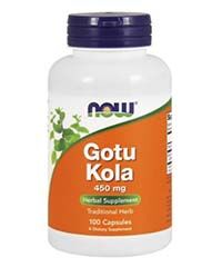 Бад Готу-Кола (экстракт) / Gotu-Kola, 100 капсул, 450 мг Now foods