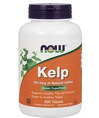 Бад Келп (Бурая водоросль, йод) / Sea Kelp 150 мкг, 200 таблеток Now foods