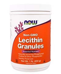 Бад Лецитин гранулы (Lecithin Granules) / соевый, 454 грамма Now foods