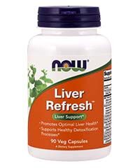 Бад Ливер Рефреш / Liver Refresh, Ливердетокс (Liver Detoxifier Regenerator), 180 капсул Now foods