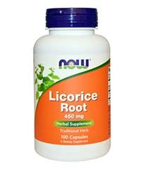 Бад Корень солодки / Licorice Root 100 капсул, 450 мг. Now foods