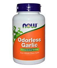 Бад Чеснок (экстракт дезодорир. ) Odorless Garlic, 100 капсул Now foods