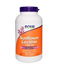 Бад Лецитин подсолнечника / Lecithin 200 капсул 1200 мг. Now foods