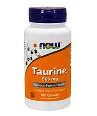 Бад Таурин / Taurine (Аминокислота) 100 кап по 500 мг Now foods