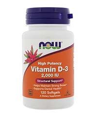 Бад Витамин D3. 2000 мг. 120 капсул / Vitamin D3 Now foods