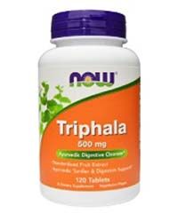 Бад Трифала (экстракт) 120 таблеток 500 мг. / Triphala Now foods