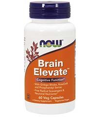 Бад Активатор мозга / Brain Elevate 60 капсул Now foods