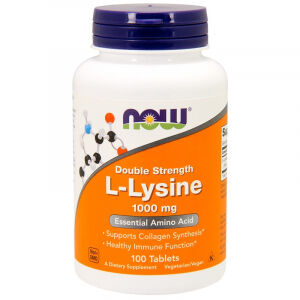 Бад Лизин / L-Lysine 100 таблеток 1000 мг. Now foods