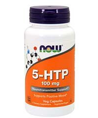 Бад 5-HTP, 5-гидрокситриптофан 120 капсул 100 мг Now foods