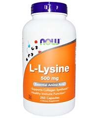 Бад Лизин / L-Lysine 250 капсул 500 мг. Now foods