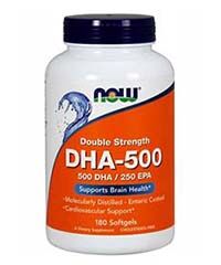 Бад DHA - 500 / ДГК-500. 90 капсул Now foods