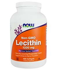 Бад Лецитин (Lecithin) 400 капсул, 1200 мг. Now foods