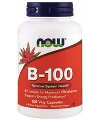 Бад В-100 комплекс 100 капсул - Витамины группы В Now foods