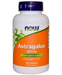 Бад Астрагал / Astragalus 100 капсул 500 мг. Now foods