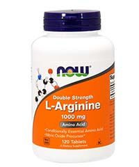 Бад L - Аргинин / L - Arginine 120 таблеток 1000 мг. Now foods