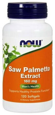 Бад Со пальметто экстракт 160 мг 120 гел. капсул / Saw Palmetto Extract Now foods