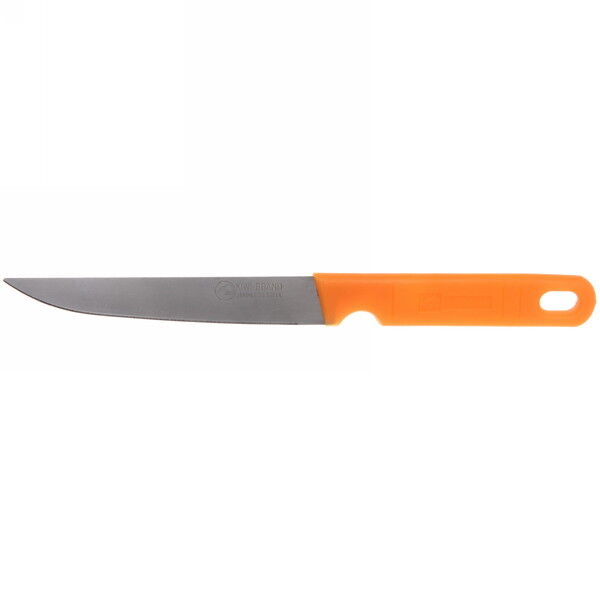 Нож кухонный 11,5см, "Эконом" оранжевая ручка