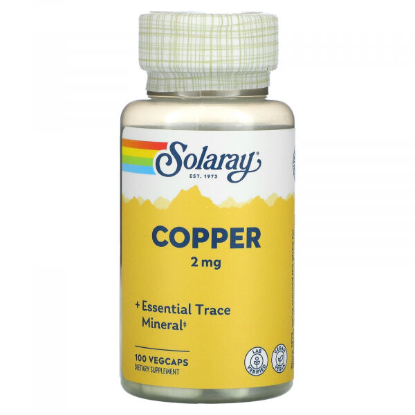 Бад Медь / Copper 100 капсул 2 мг.