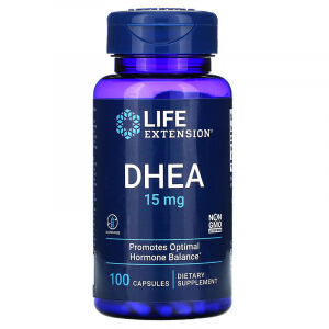 Бад ДГЭА / DHEA дегидроэпиандростерон 15 мг, 100 капсул