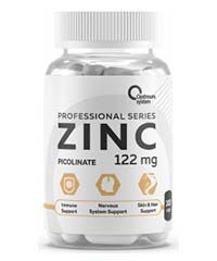 Бад Цинк Пиколинат / Zinc Picolinate 122 мг 100 капсул Optimum System