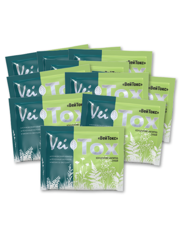 Бад Набор VeiTox комплекс мягкой очистки организма от шлаков и токсинов Veira-Souz