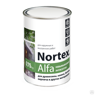 Антисептик невымываемый Nortex-Alfa 0,75 кг 