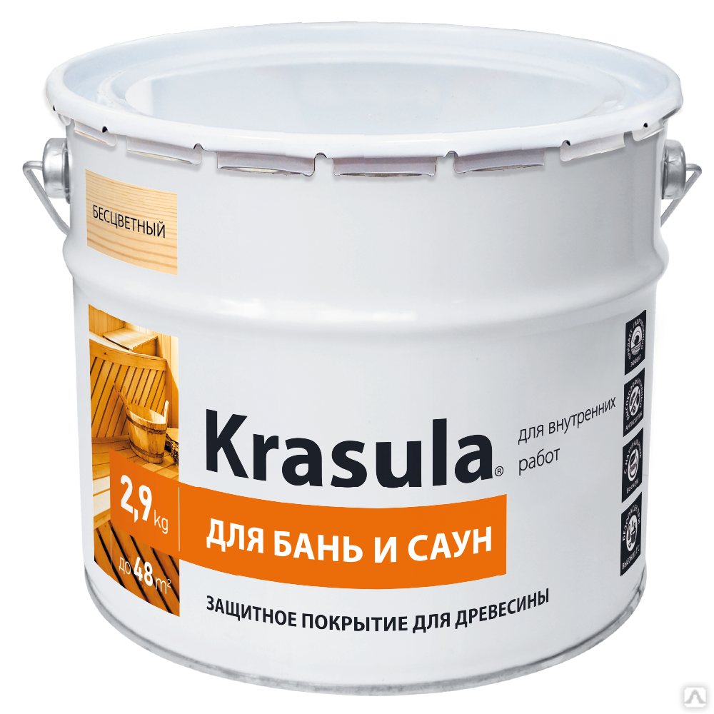 Состав защитный для древесины Красула для бань и саун 0,95 кг купить в ...