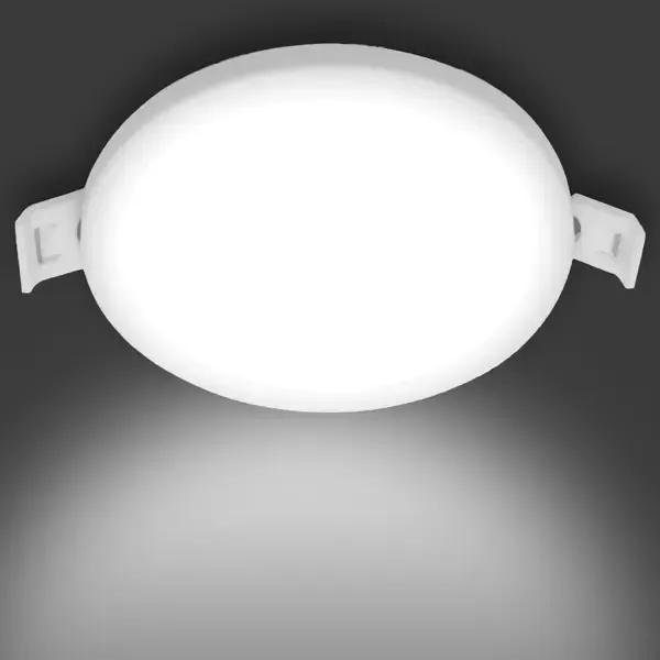 Светильник точечный светодиодный встраиваемый Apeyron 06-16 под отверстие 75 мм, 5.6 м², нейтральный белый свет, цвет бе