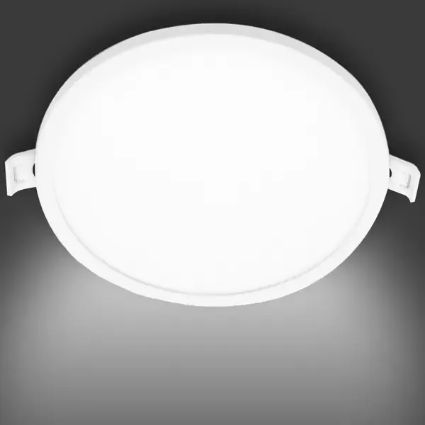 Светильник точечный светодиодный встраиваемый Apeyron 06-20 под отверстие 129 мм, 12 м², нейтральный белый свет, цвет бе