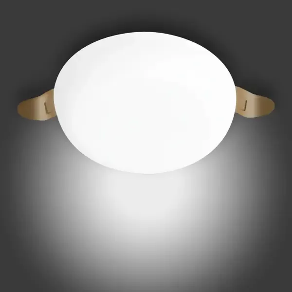 Светильник точечный светодиодный встраиваемый Apeyron под отверстие 55-75 мм 5 м² нейтральный белый свет цвет белый