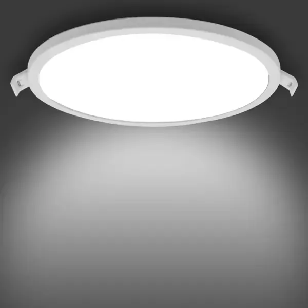 Светильник точечный светодиодный встраиваемый Apeyron 06-22 под отверстие 155 мм, 12 м², нейтральный белый свет, цвет бе