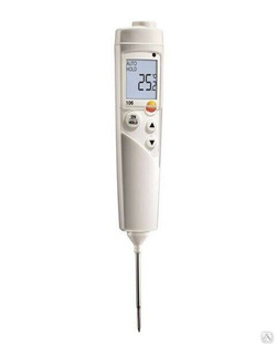Термометр пищевой Testo 106 (без чехла, с сигналом тревоги) СТК 