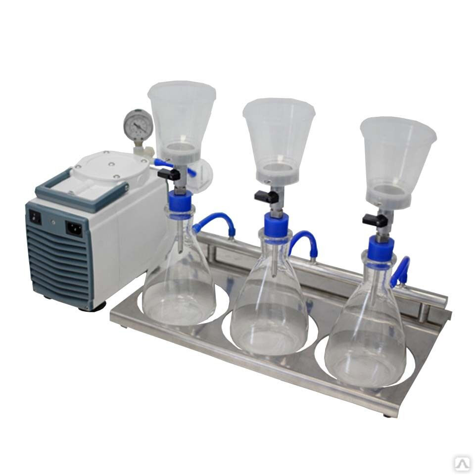 Прибор вакуумного фильтрования для получения чистых фильтратов ПВФ-47/1 Н Б (ПП) СТК