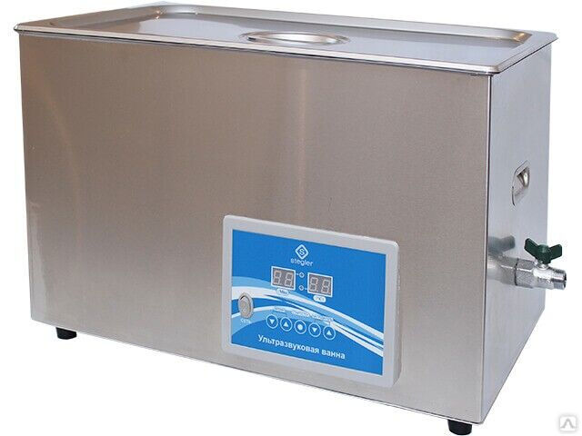 Ультразвуковая ванна (мойка) Stegler 22DT (22 л,20-80°C, 600W) СТК