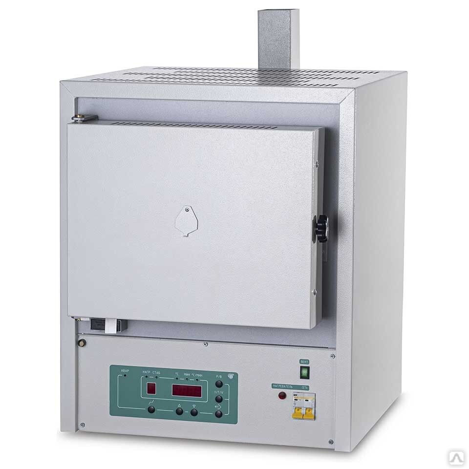 Муфельная печь ЭКПС-10 СПУ мод. 4007 (200-1250 °С, 10-ступенч. регулятор, с вытяжкой) СТК