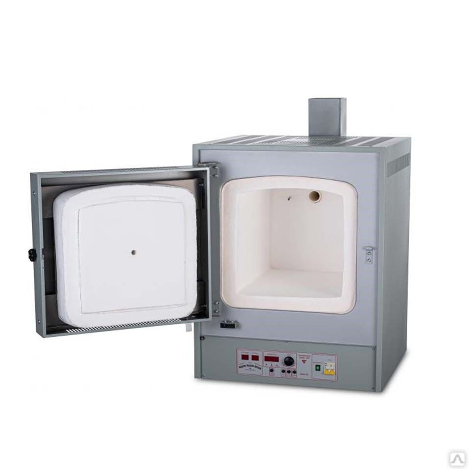 Муфельная печь ЭКПС-50 СПУ мод. 5001 (+50...+1100 °С, многоступенч.регулятор, с вытяжкой) СТК