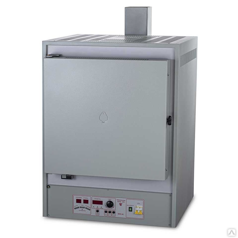 Муфельная печь ЭКПС-50 СПУ мод. 5003 (+50...+1100 °С, одноступенч. регулятор, с вытяжкой) СТК