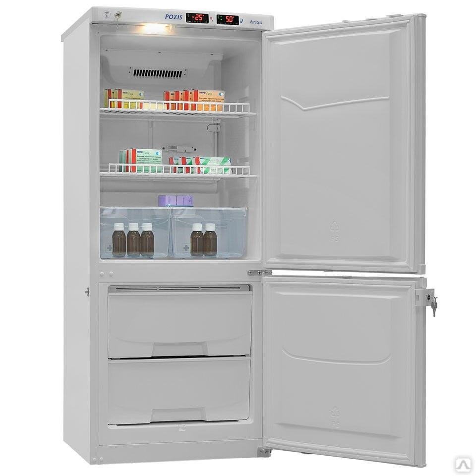 Холодильник лабораторный POZIS ХЛ-250 (250 л, +2...+15 °C, дверь - металлическая) СТК