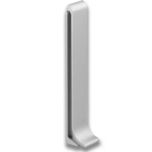 Соединитель для плинтуса Профиль-Опт 40мм алюминий цвет серебро