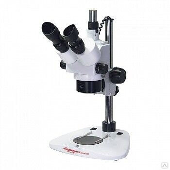 Микроскоп тринокулярный Микромед MC-4-ZOOM LED СТК