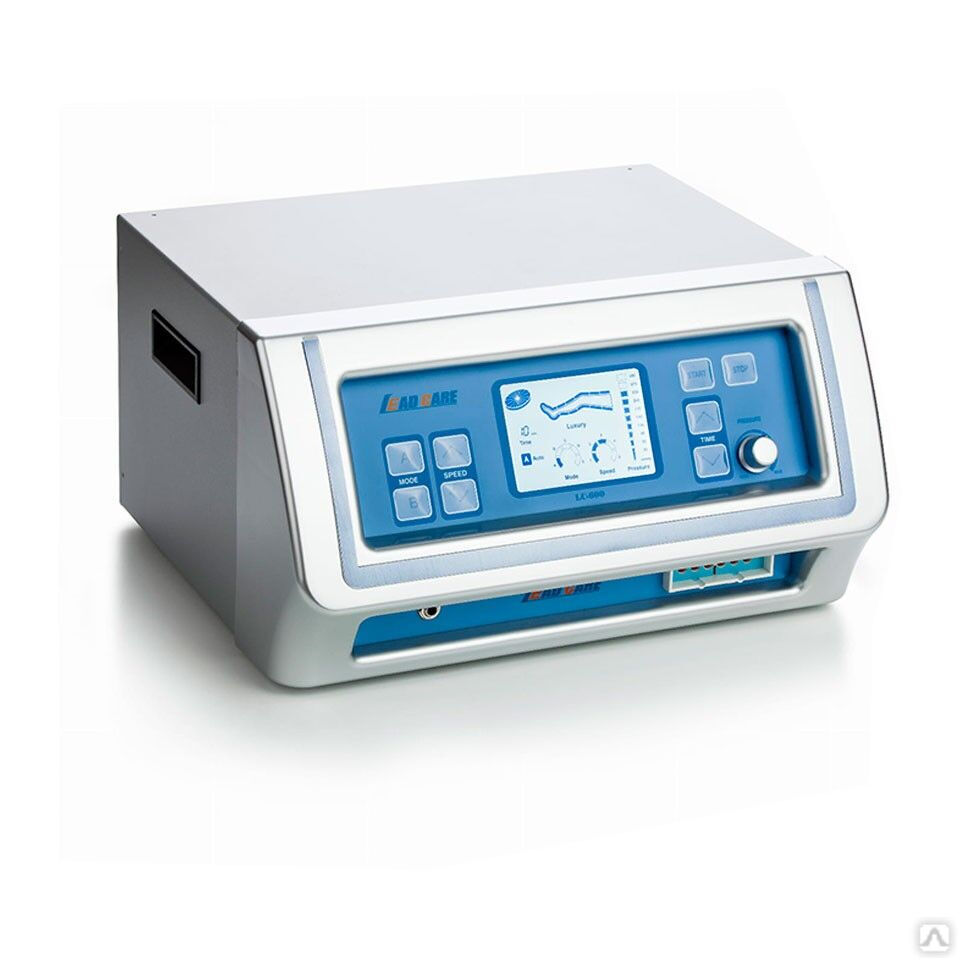 Аппарат для прессотерапии и лимфодренажа LC-600 (6 секций, 3 манжеты, ноги+рука+талия, LCD монитор) СТК