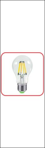 Лампа светодиодная LED-A60-deco 11 Вт 230 В Е27 3000 К 1160 Лм прозрачная IN HOME