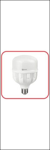 Лампа светодиодная LED-HP-PRO 40 Вт 230 В Е27 с адаптером E40 6500 К 3800 Лм IN HOME