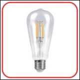 Лампа светодиодная LED-ST64-deco 11 Вт 230 В Е27 4000 К 1270 Лм прозрачная IN HOME