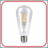Лампа светодиодная LED-ST64-deco 15 Вт 230 В Е27 4000 К 1720 Лм прозрачная IN HOME 